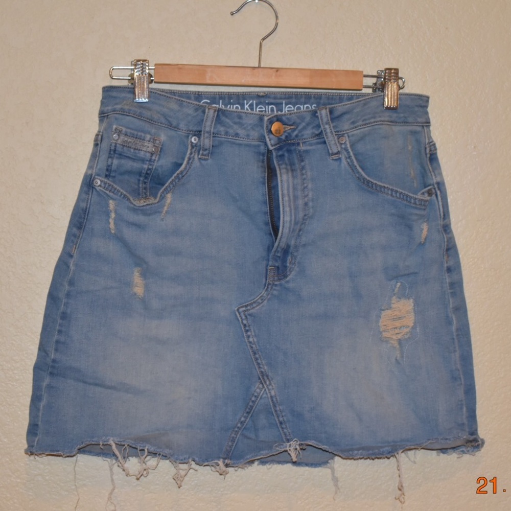 Calvin Klein Jean Skirt